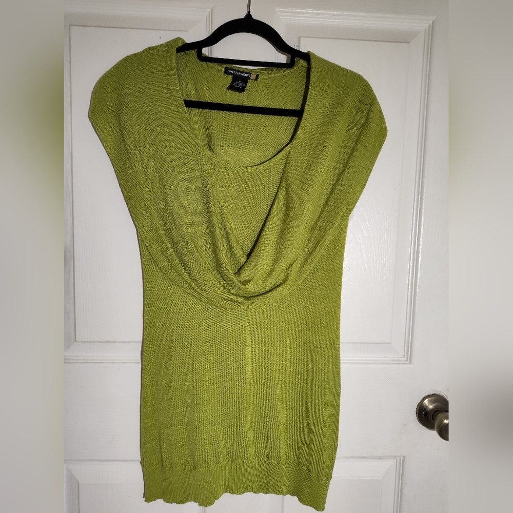 Sweater works Sleeveless Silk Sweater